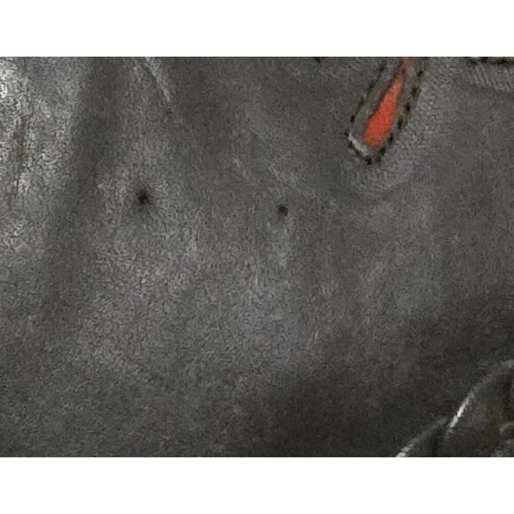 Leather Fringe Vest With Rose Design & Braided Trim For Women - Picture 2 of 10